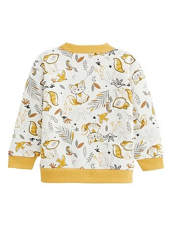 Sweat-shirt bébé en molleton Petit Loup