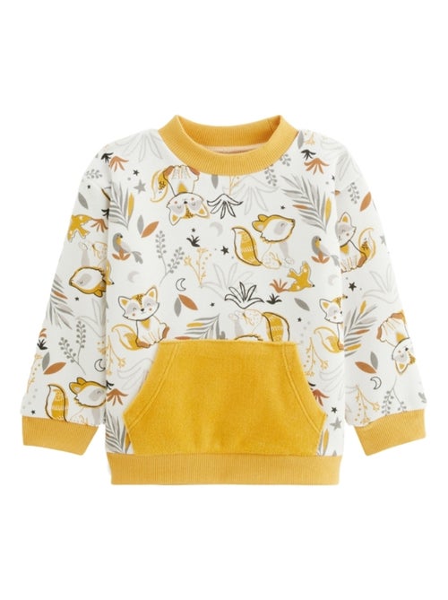 Sweat-shirt bébé en molleton Petit Loup - Kiabi