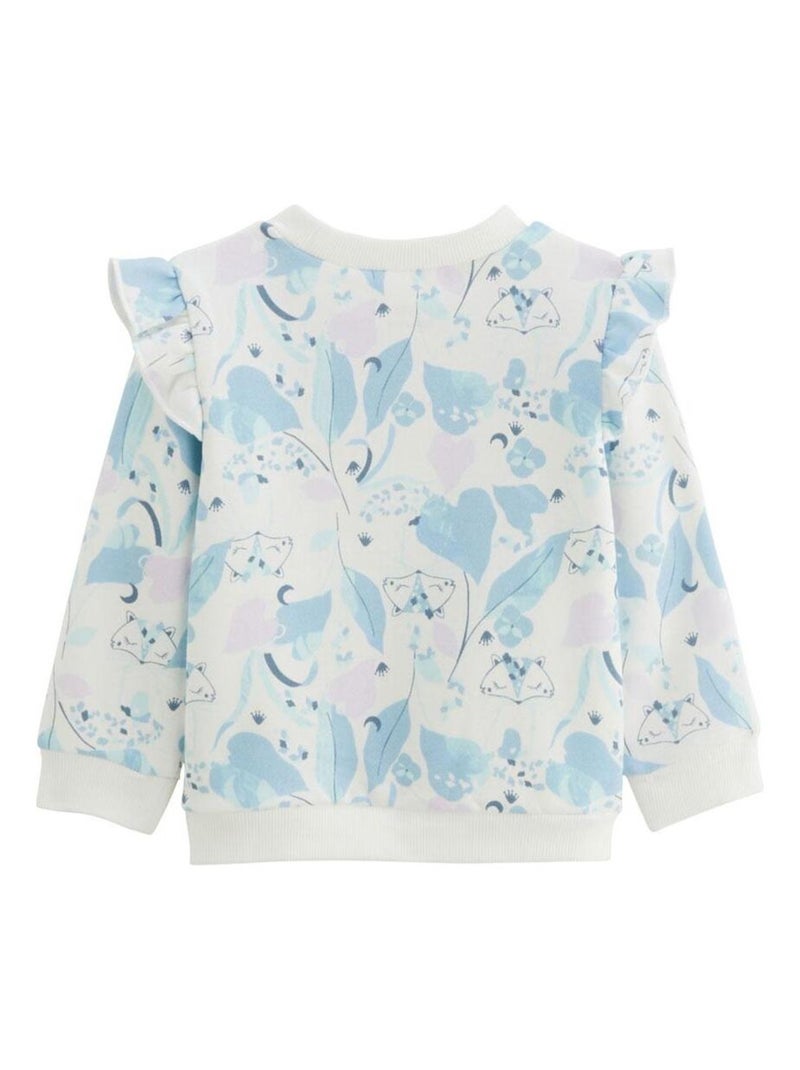 Sweat-shirt bébé en molleton Polarmoon Ecru - Kiabi