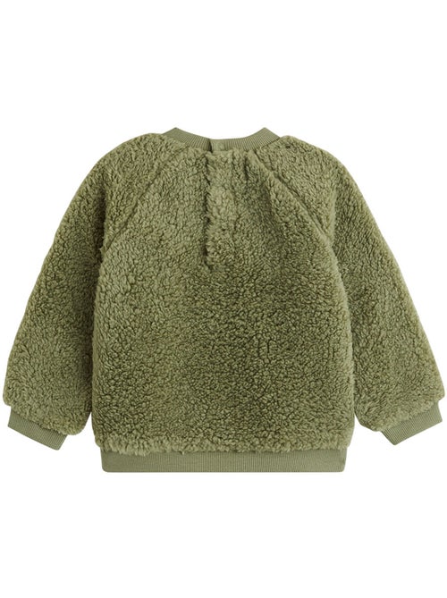 Sweat-shirt bébé en sherpa ginkgo - Kiabi Sweat-shirt bébé en sherpa ginkgo - Kiabi