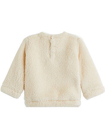 Sweat-shirt bébé en sherpa grace