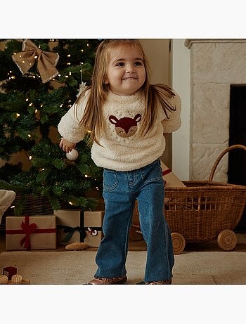 Sweat-shirt bébé en sherpa grace