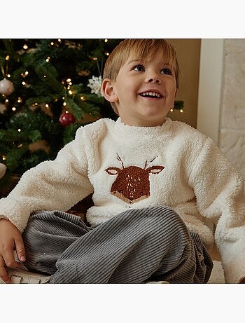 Sweat-shirt bébé en sherpa oslo