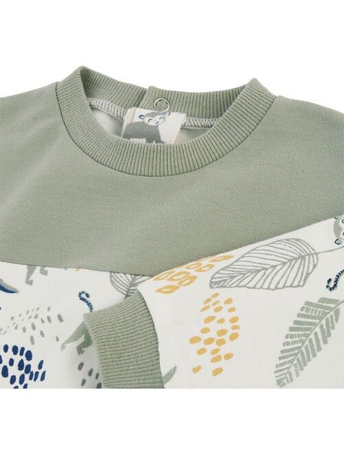 Pepe Jeans Davide Sweat-Shirt Garçon Col Rond Logo Poitrine - Gris Phantom Grey