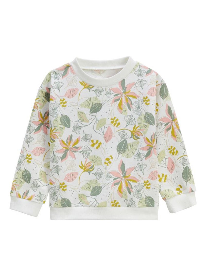 Sweat-shirt bébé Pivoina Ecru - Kiabi
