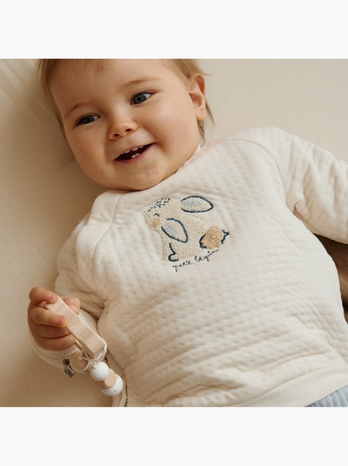 Sweat-shirt bébé voix lactée - Kiabi Sweat-shirt bébé voix lactée - Kiabi
