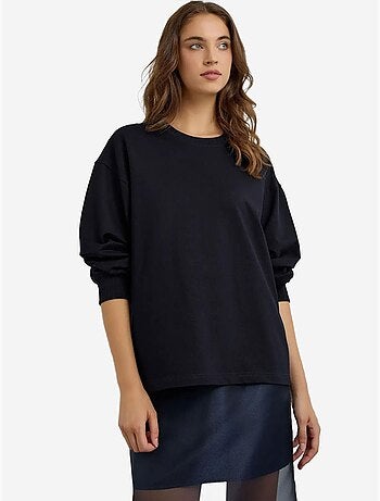 Sweat-shirt bleu marine