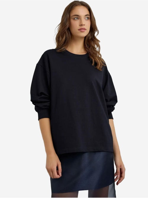 Sweat-shirt bleu marine - Kiabi
