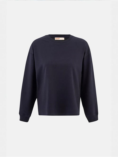 Sweat-shirt bleu marine - Kiabi