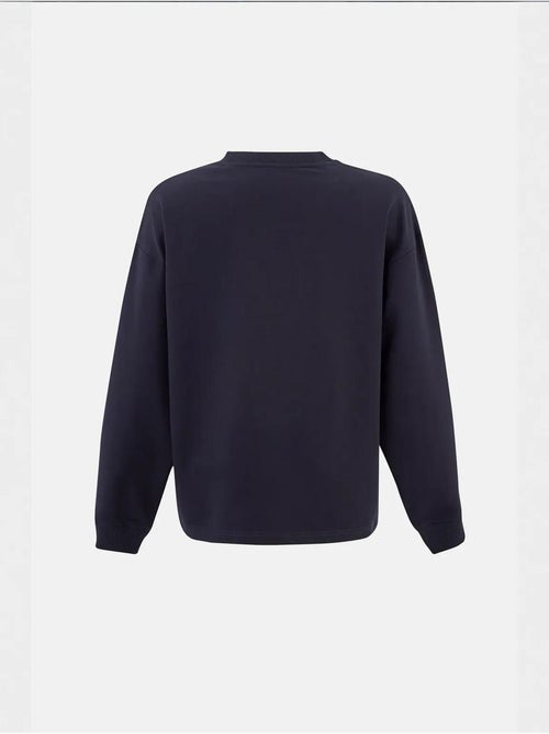 Sweat-shirt bleu marine - Kiabi