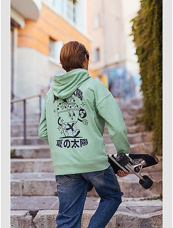 Sweat-Shirt capuche AUTABO 'Le Temps Des Cerises'