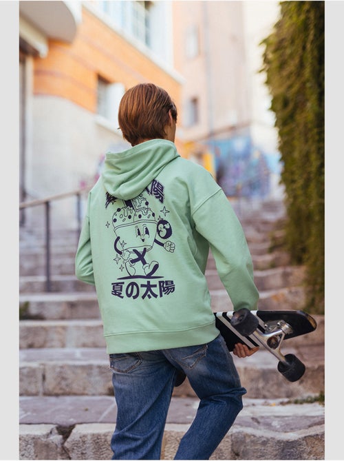 Sweat-Shirt capuche AUTABO 'Le Temps Des Cerises' - Kiabi