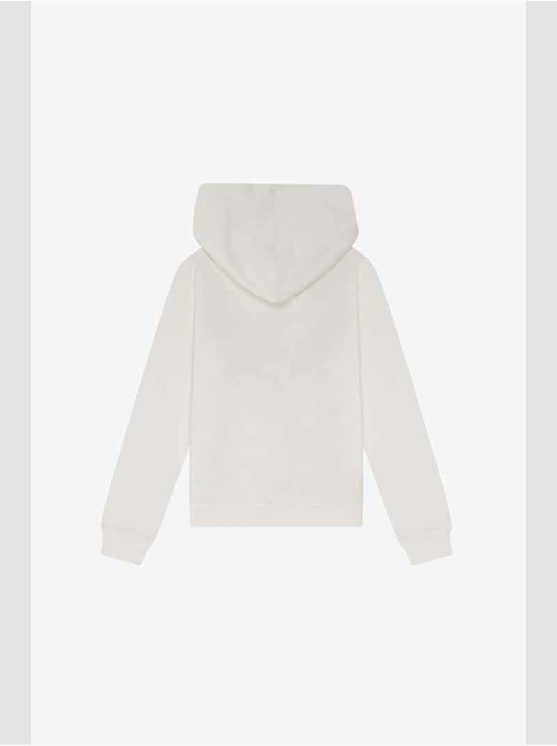 Sweat-shirt capuche celiagi 'le temps des cerises' Blanc - Kiabi