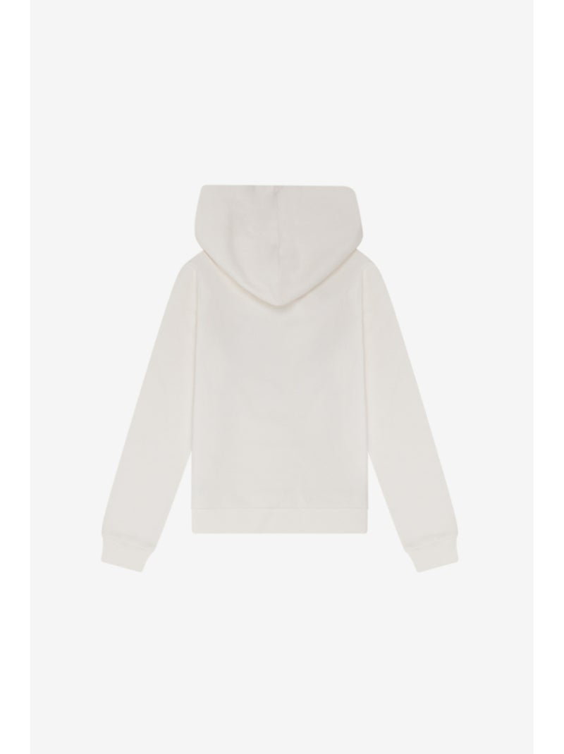 Sweat-shirt capuche celiagi 'le temps des cerises' Blanc - Kiabi