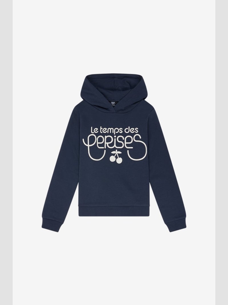 Sweat-Shirt capuche CELIAGI 'Le Temps Des Cerises' Bleu - Kiabi