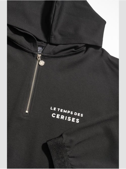 Sweat-shirt capuche jemmagi 'le temps des cerises' - Kiabi Sweat-shirt capuche jemmagi 'le temps des cerises' - Kiabi