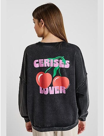 Sweat-Shirt capuche JULESGI 'Le Temps Des Cerises'