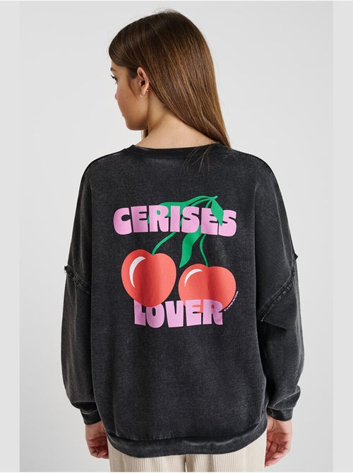 Sweat-Shirt capuche JULESGI 'Le Temps Des Cerises' - Kiabi Sweat-Shirt capuche JULESGI 'Le Temps Des Cerises' - Kiabi