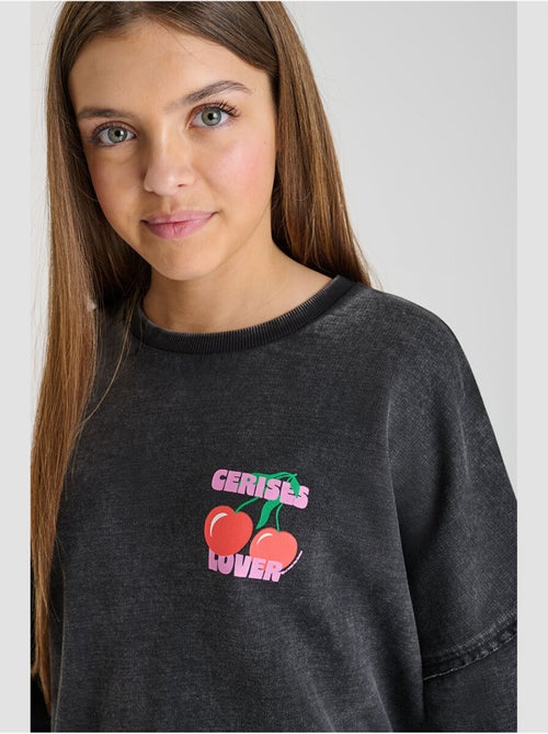 Sweat-Shirt capuche JULESGI 'Le Temps Des Cerises' - Kiabi Sweat-Shirt capuche JULESGI 'Le Temps Des Cerises' - Kiabi