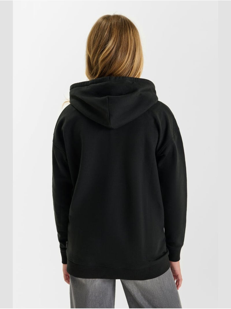 Sweat-Shirt capuche KEIRAGI 'Le Temps Des Cerises' Noir - Kiabi