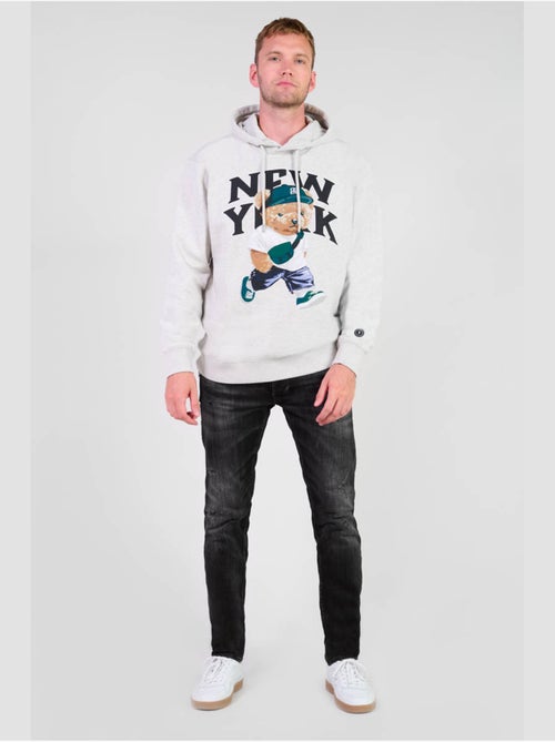 Sweat-shirt capuche lam 'le temps des cerises' - Kiabi Sweat-shirt capuche lam 'le temps des cerises' - Kiabi