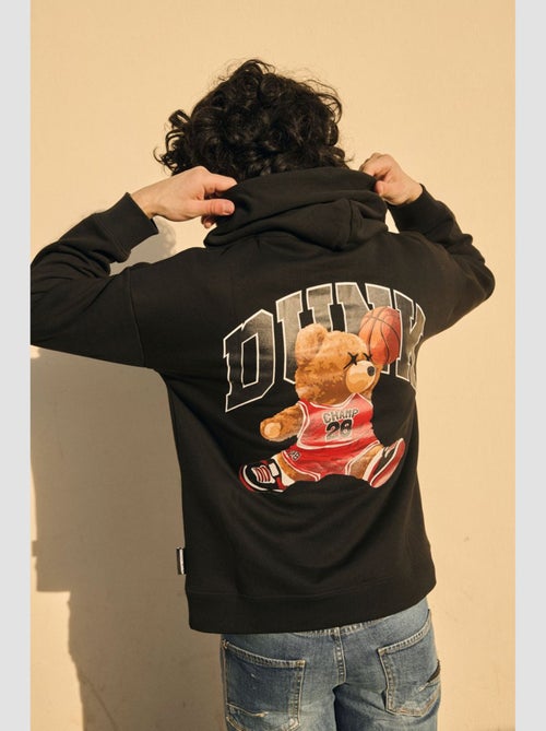 Sweat-Shirt capuche LOROBO 'Le Temps Des Cerises' - Kiabi