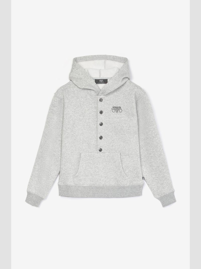 Sweat-Shirt capuche MABELGI 'Le Temps Des Cerises' Gris - Kiabi
