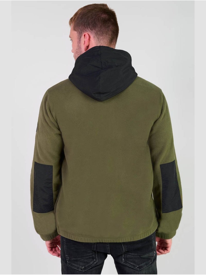 Sweat-shirt capuche mirmon 'le temps des cerises' Kaki - Kiabi