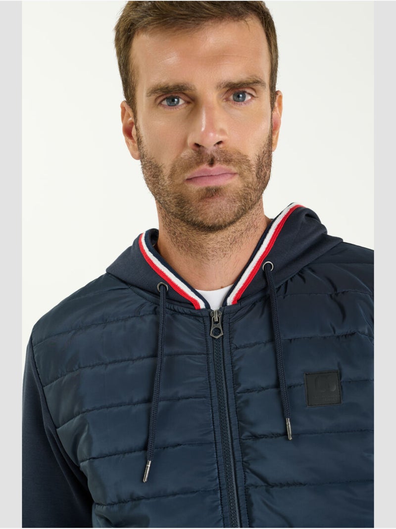 Sweat-Shirt capuche OTHOL 'Le Temps Des Cerises' Bleu - Kiabi
