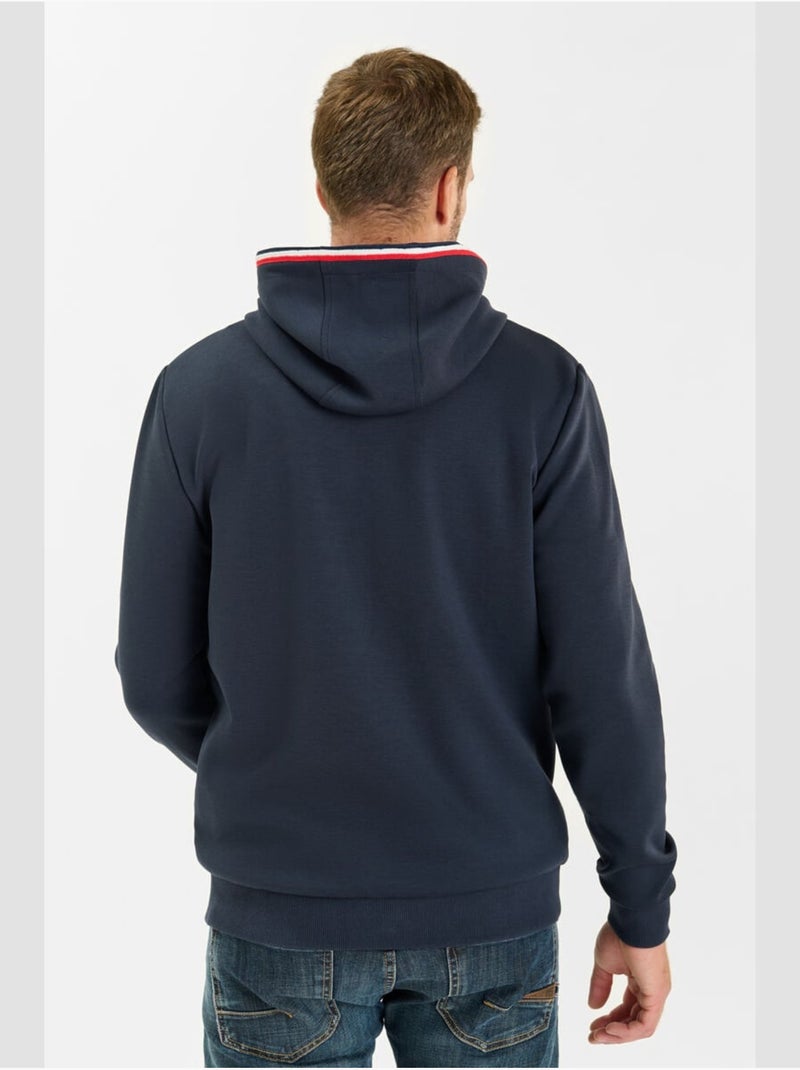 Sweat-Shirt capuche OTHOL 'Le Temps Des Cerises' Bleu - Kiabi