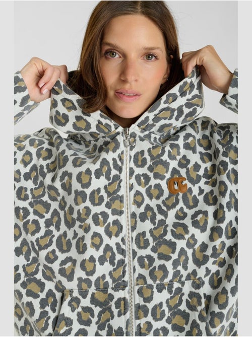 Sweat-shirt capuche pamela 'le temps des cerises' - Kiabi
