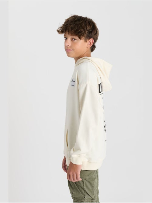 Sweat-shirt capuche rulbo 'le temps des cerises' - Kiabi