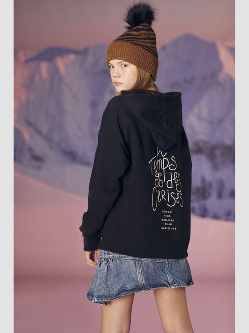 Sweat-Shirt capuche SAMGI 'Le Temps Des Cerises' - Kiabi