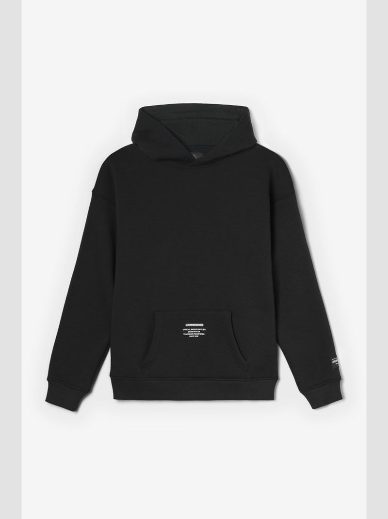 Sweat-Shirt capuche TANBO 'Le Temps Des Cerises' Noir - Kiabi