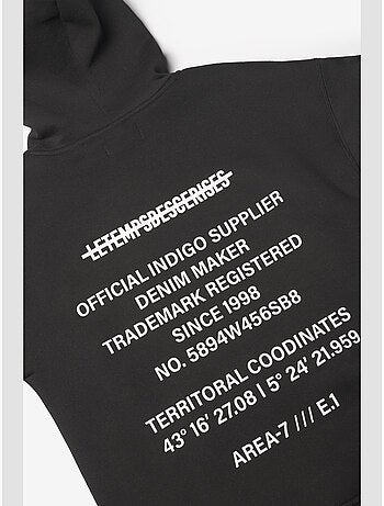 Sweat-shirt capuche tanbo 'le temps des cerises'