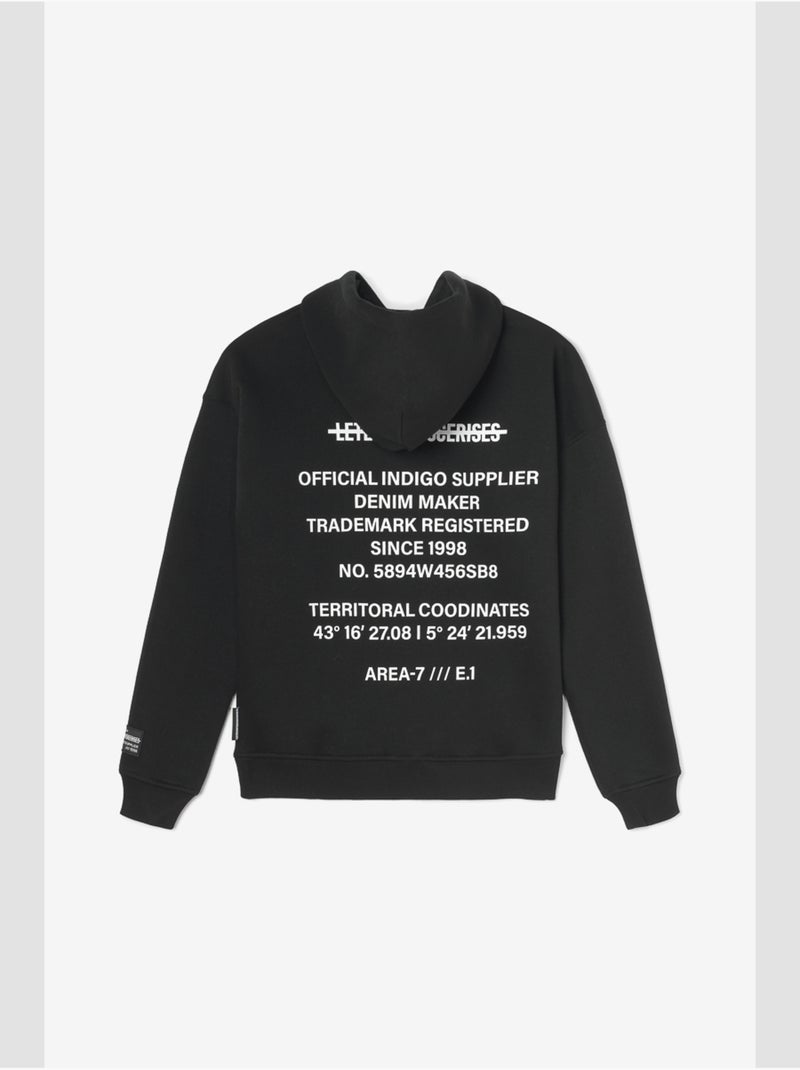 Sweat-shirt capuche tanbo 'le temps des cerises' Noir - Kiabi