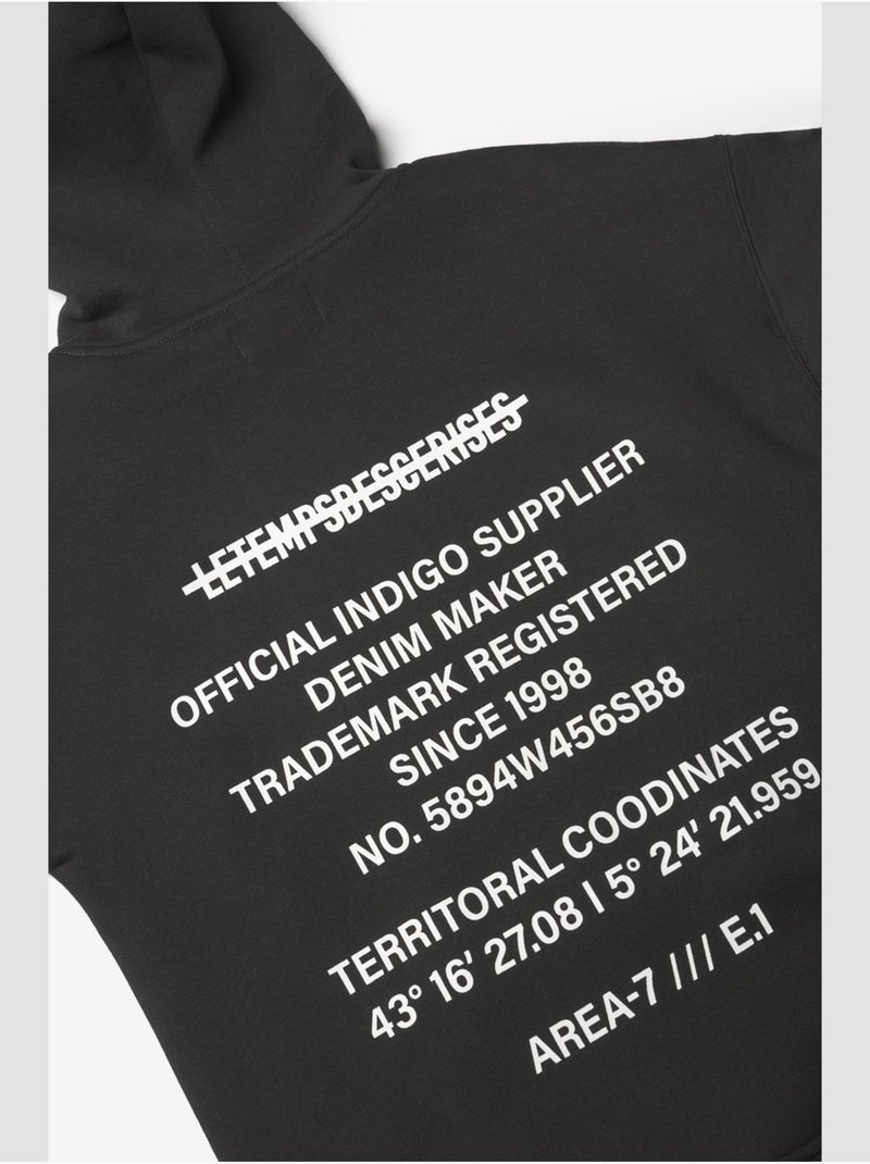 Sweat-shirt capuche tanbo 'le temps des cerises' Noir - Kiabi