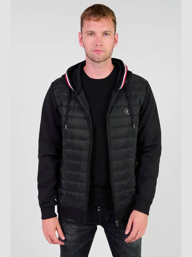 Sweat-Shirt capuche THOL 'Le Temps Des Cerises' Noir - Kiabi