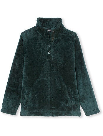 Sweat-shirt col montant maille douce - DAXON