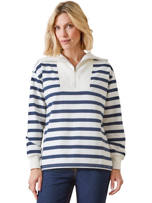 Sweat-shirt col montant zippé - DAXON - Kiabi