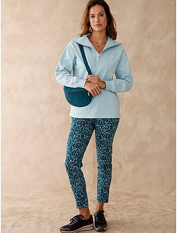 Sweat-shirt col montant zippé - DAXON