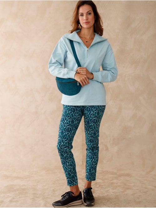 Sweat-shirt col montant zippé - DAXON - Kiabi