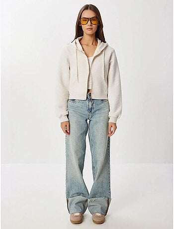 Sweat-shirt confortable à capuche zippé istanbul
