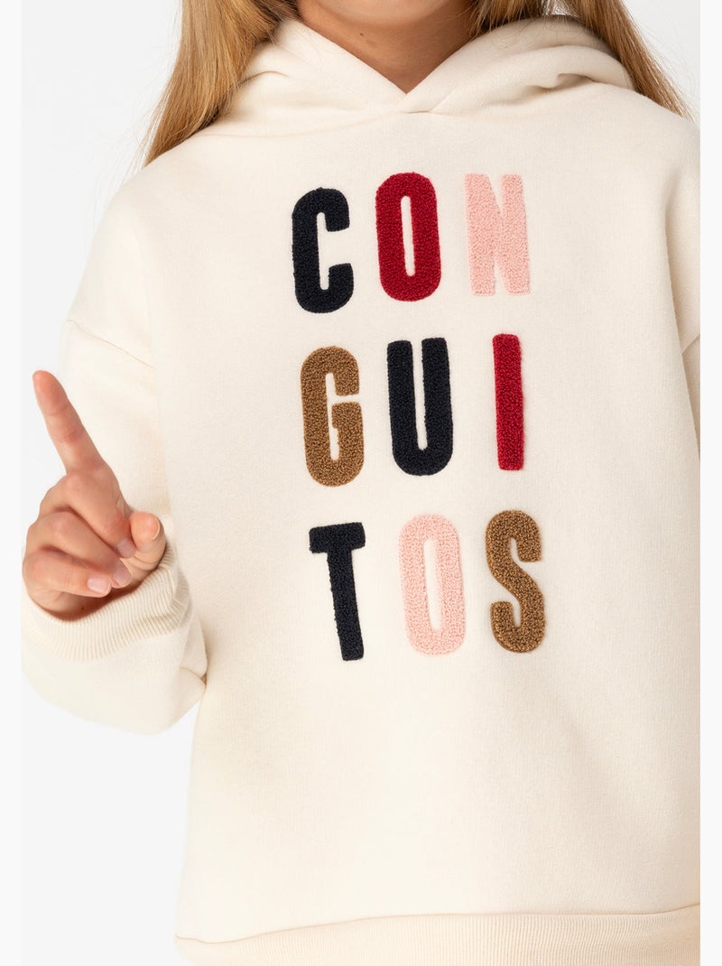 Sweat-shirt conguitos Beige - Kiabi