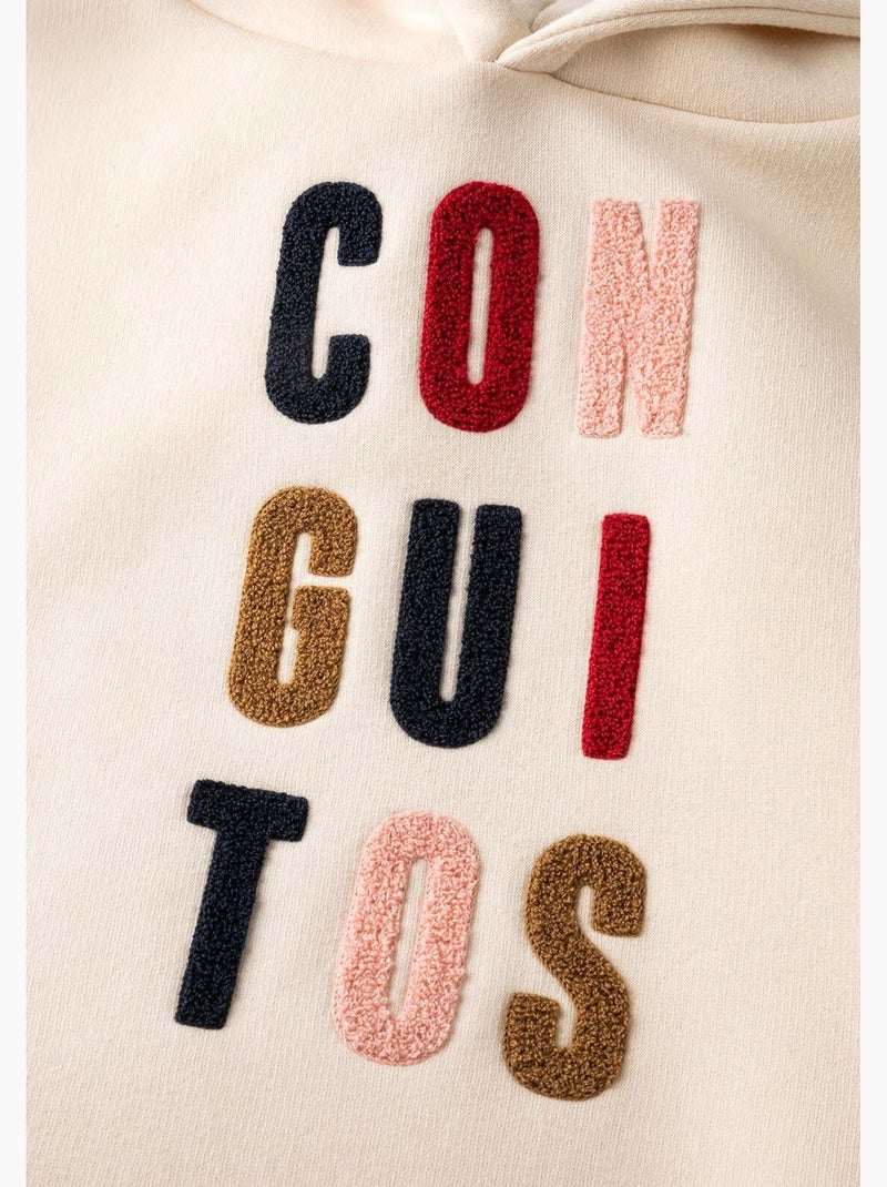Sweat-shirt conguitos Beige - Kiabi