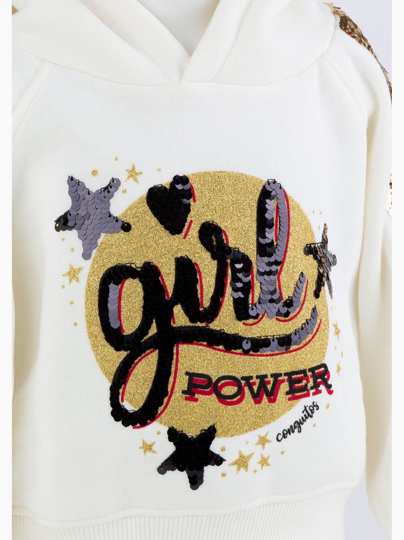 Sweat-shirt conguitos Blanc - Kiabi