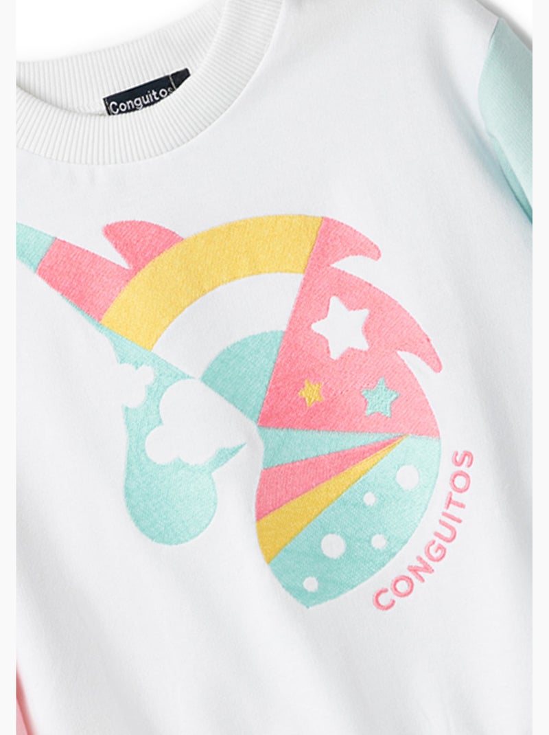 Sweat-shirt conguitos Blanc - Kiabi