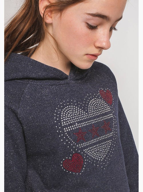Sweat-shirt conguitos corazones vestido - Kiabi