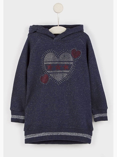 Sweat-shirt conguitos corazones vestido - Kiabi