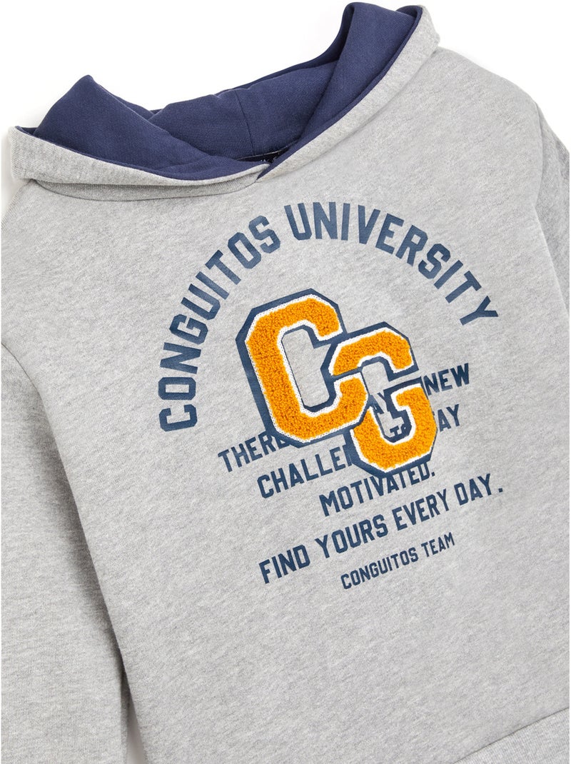 Sweat-shirt conguitos Gris Gris - Kiabi